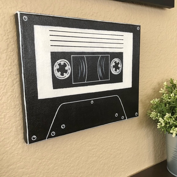 Wall Painting Cassette Tape Canvas Art - Picture 7 of 8